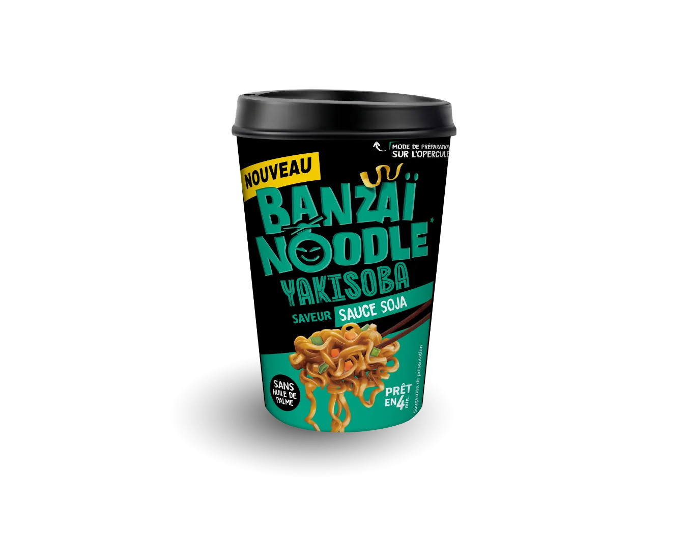 PAN BANZAI Noodle Yakisoba Saveur Sauce soja